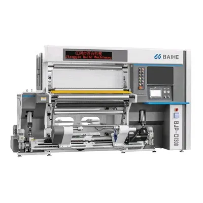 Riavvolgitore per ispezione bobine di pellicola stampata